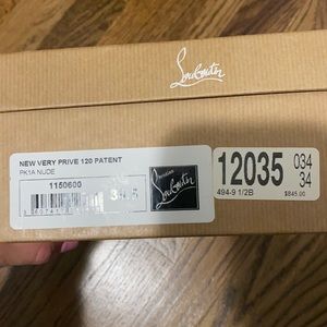 Louboutin nude heels